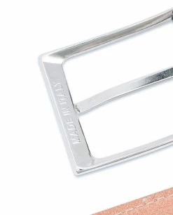 Gray Suede Belt By Capo Pelle -Belt Shop Gray Suede Belt Mens Italian buckle