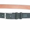 Gray Suede Belt By Capo Pelle -Belt Shop Gray Suede Belt Mens On pants