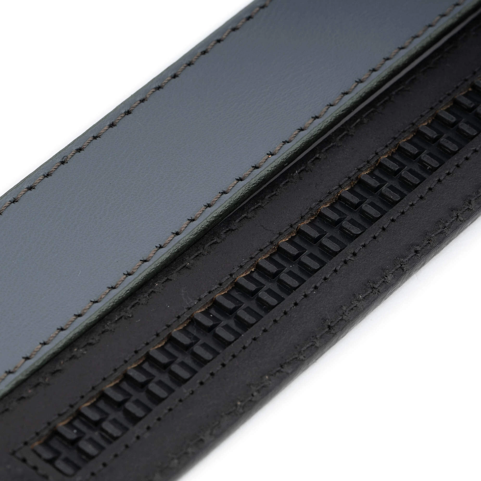 Gray Mens Belt Without Holes With Unique Buckle 6 Gray Mens Belt Without Holes With Unique Buckle - Image 4