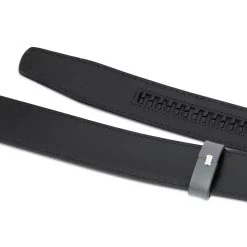 Gray Mens Ratchet Belt With Crocodile Head Buckle 13 Gray Mens Ratchet Belt With Crocodile Head Buckle -Belt Shop Grey Leather Strap for Ratchet Belt 007 4