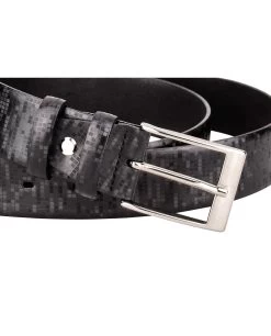 Carbon Printed Leather Belt 10 Carbon Printed Leather Belt -Belt Shop Hologram Leather Belt Buckle close image