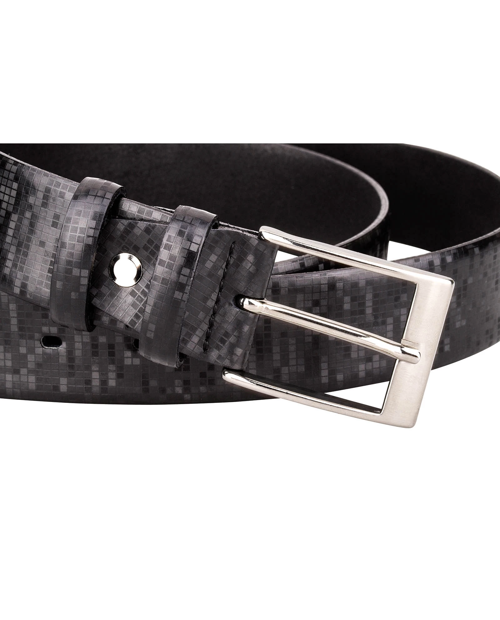 Carbon Printed Leather Belt 6 Carbon Printed Leather Belt - Image 4