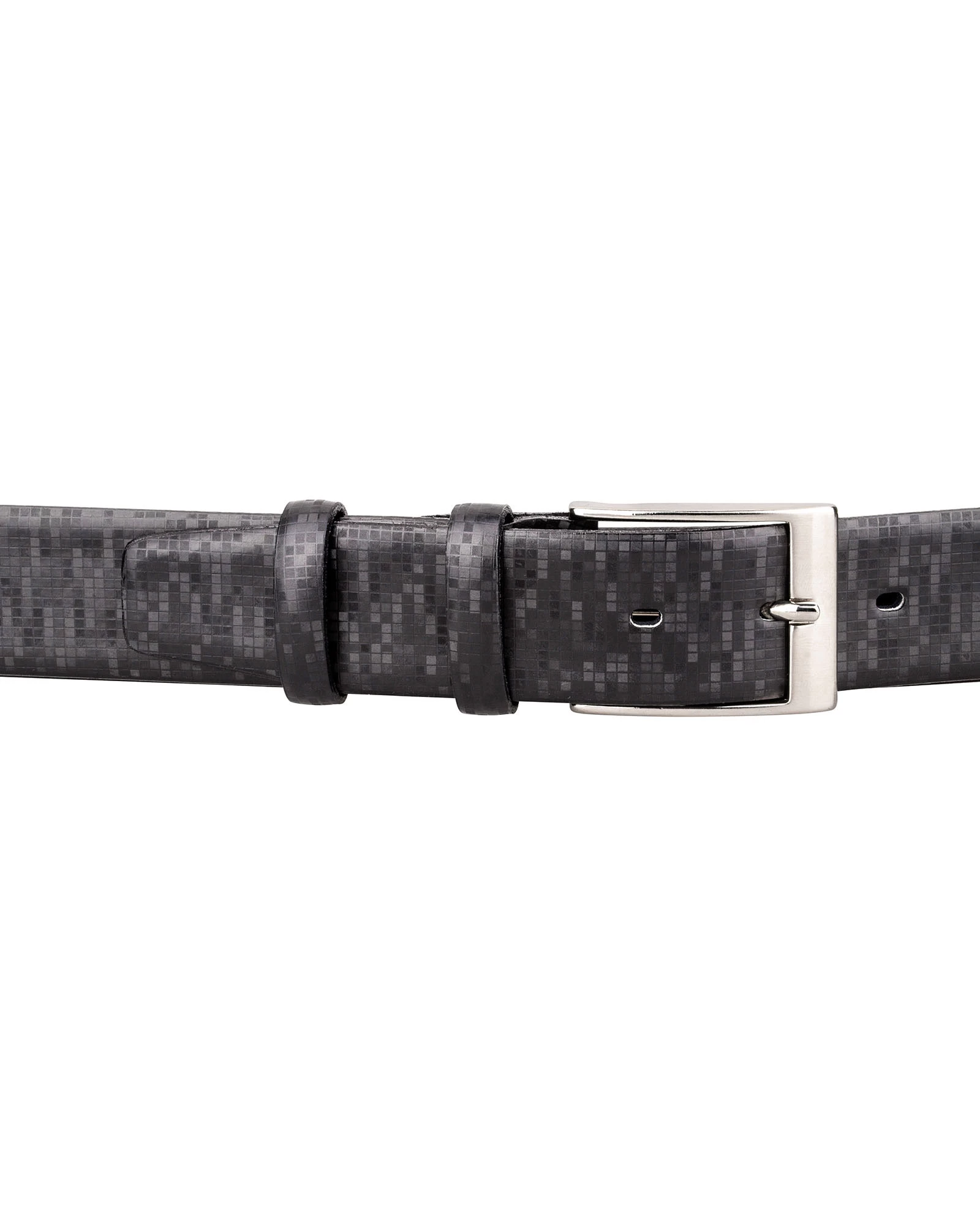 Carbon Printed Leather Belt 3 Carbon Printed Leather Belt