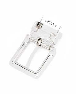 Italian 1 Inch Belt Buckle | Square Clamp On 10 Italian 1 Inch Belt Buckle | Square Clamp On -Belt Shop Italian 1 inch Belt Buckle Square Nickel Clamp on Top quality Strap fit 25 mm