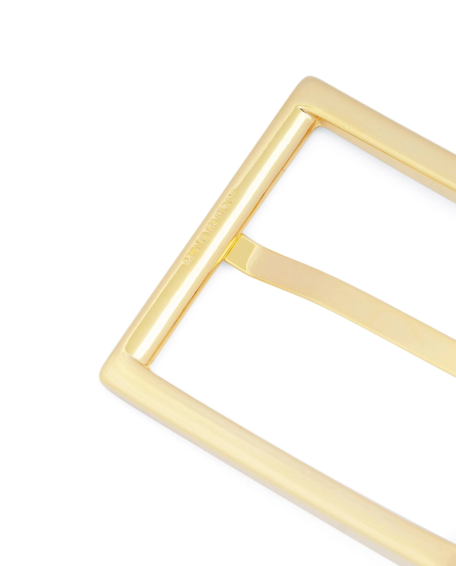 Mens White Belt With Gold Buckle | Genuine Leather 6 Mens White Belt With Gold Buckle | Genuine Leather - Image 4