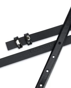 Leather Strap For Belt | Black 15 Mm Adjustable -Belt Shop Leather Strap For Belt Black 15 mm Adjustable 4