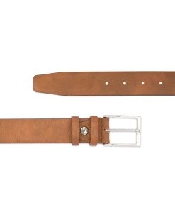 Good Gifts For Dad | Light Brown Mens Belt -Belt Shop Light Brown Mens Belt Genuine Italian Leather 2