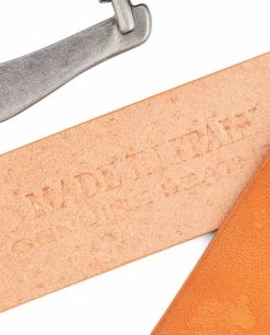 Light Brown Western Belt Mens | Veg Tan Leather -Belt Shop Light Brown Western Belt Mens Veg Tan Leather Made in Italy