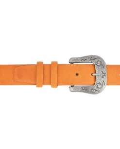 Light Brown Western Belt Mens | Veg Tan Leather -Belt Shop Light Brown Western Belt Mens Veg Tan Leather On jeans