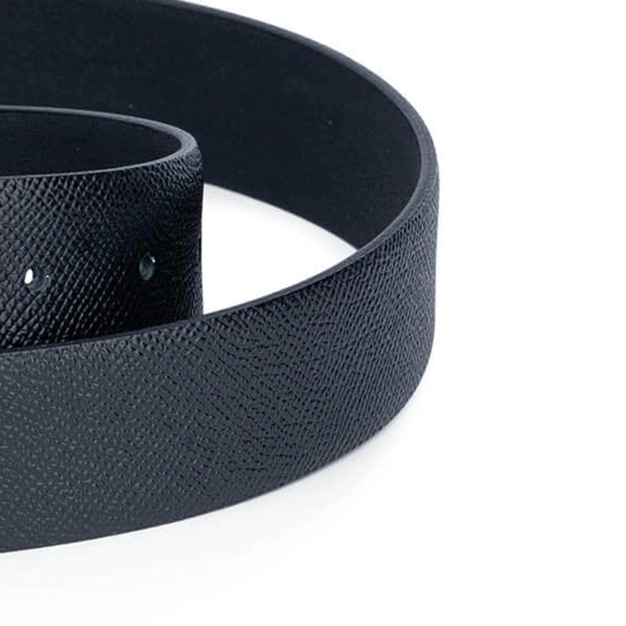 Black Saffiano Leather Cowgirl Rhinestone Buckle Belt 4 Black Saffiano Leather Cowgirl Rhinestone Buckle Belt - Image 2