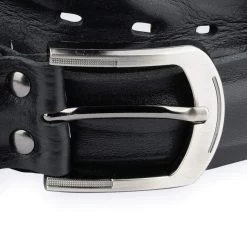 Men’s Belt For Jeans | Black Full Grain Leather