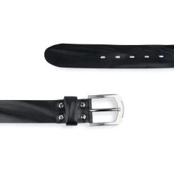 Men’s Belt For Jeans | Black Full Grain Leather -Belt Shop Mens Belt For Jeans Black Full Grain Leather 7