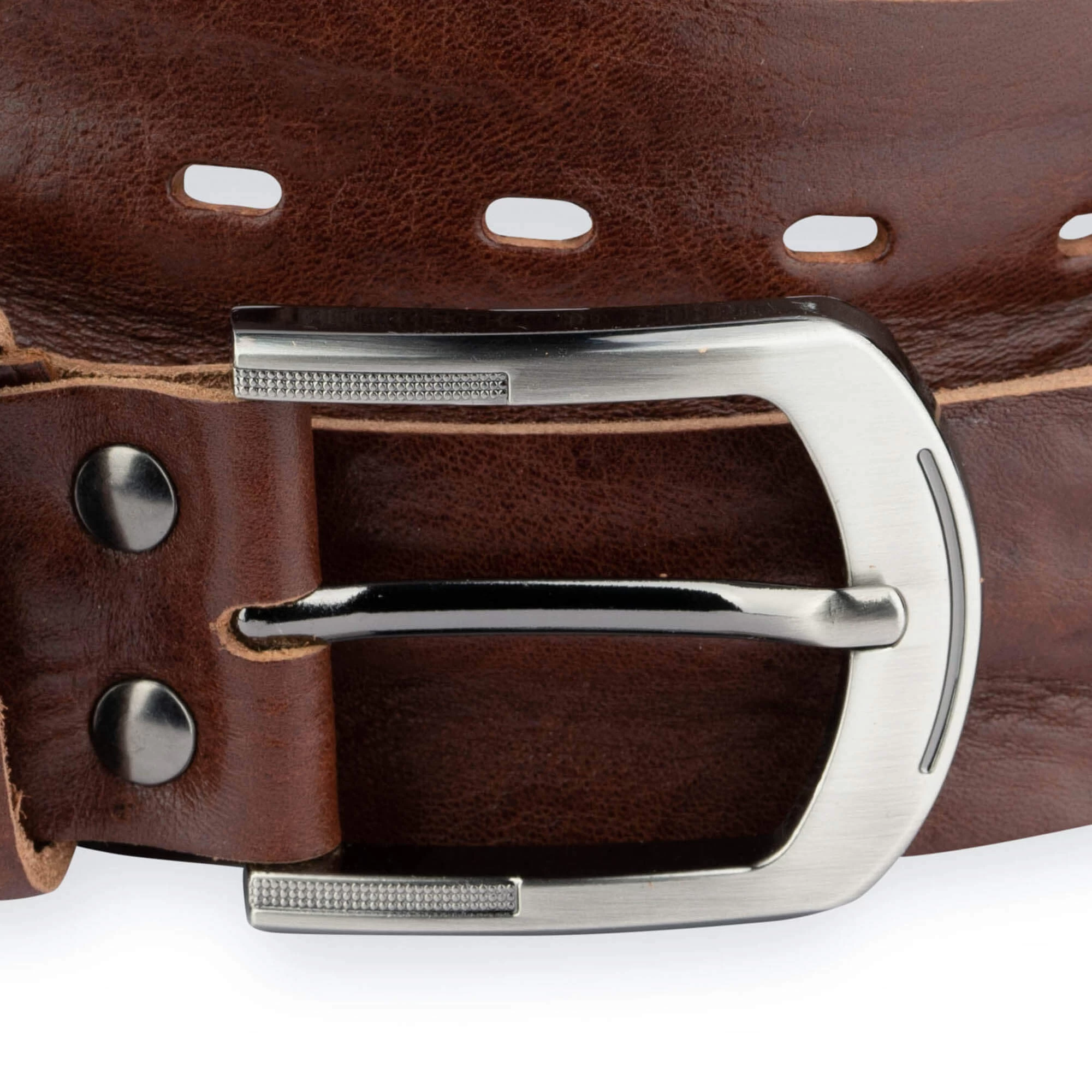 Men’s Belt For Jeans | Brown Full Grain Leather 3 Men’s Belt For Jeans | Brown Full Grain Leather