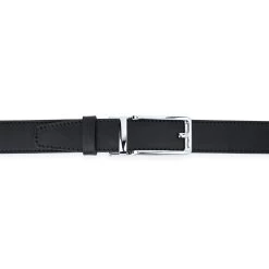 Mens Black Click Belt Silver With Automatic Buckle 14 Mens Black Click Belt Silver With Automatic Buckle -Belt Shop Mens Black Click Belt Silver With Automatic Buckle 6