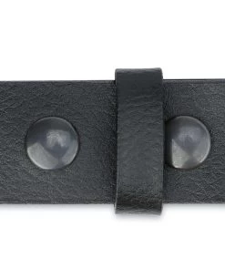 Mens’ Black Western Belt With Removable Buckle 17 Mens’ Black Western Belt With Removable Buckle -Belt Shop Mens Black Western Belt with Removable Buckle YKK buttons