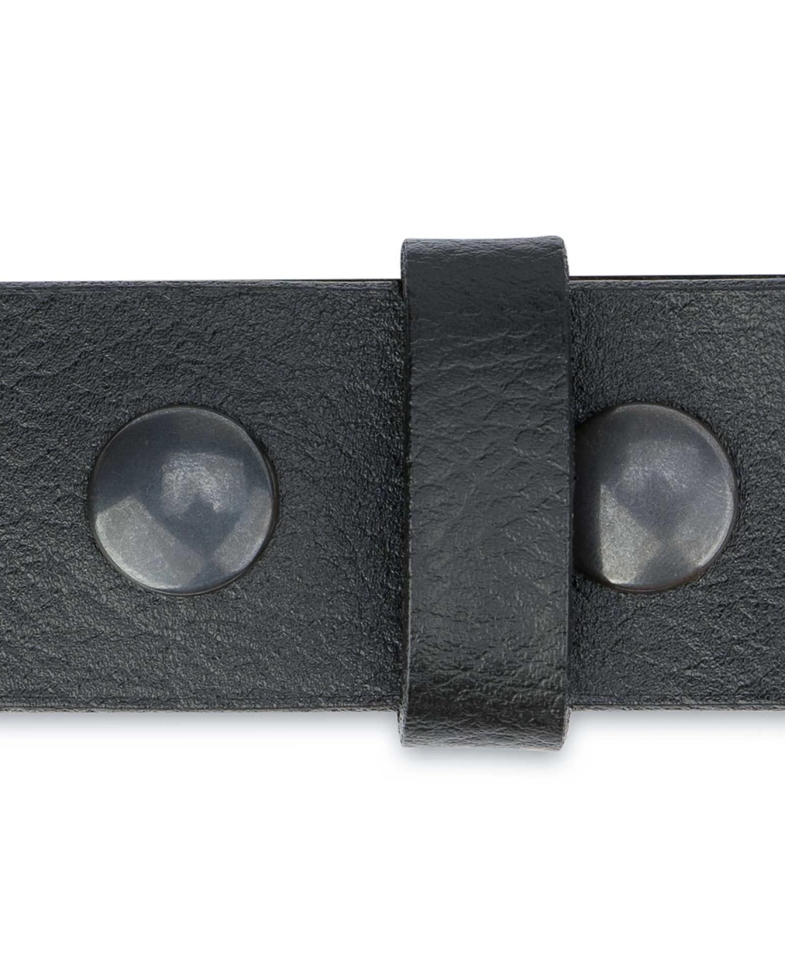 Mens’ Black Western Belt With Removable Buckle 9 Mens’ Black Western Belt With Removable Buckle - Image 7