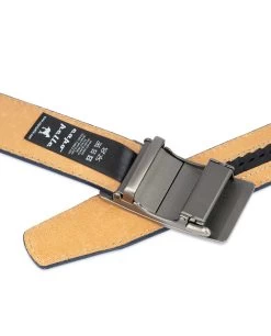 Mens Blue Comfort Click Belt -Belt Shop Mens Blue Comfort Click Belt Genuine Leather 4