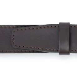 Mens Brown Comfort Click Belt With Silver Buckle -Belt Shop Mens Brown Comfort Click Belt With Silver Buckle 5