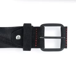 Men’s Casual Belt For Jeans | Black Full Grain Leather -Belt Shop Mens Casual Belt For Jeans Black Full Grain Leather 5