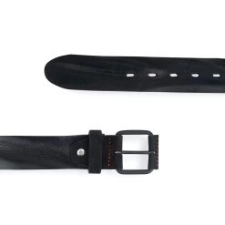 Men’s Casual Belt For Jeans | Black Full Grain Leather -Belt Shop Mens Casual Belt For Jeans Black Full Grain Leather 6