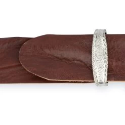 Men’s Cowboy Belts For Jeans | Brown Full Grain Leather 1.5 Inch -Belt Shop Mens Cowboy Belts For Jeans Brown Full Grain Leather 1.5 Inch 3