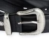 Mens Cowboy Belts With Buckles | Black Full Grain 1.5 Inch -Belt Shop Mens Cowboy Belts With Buckles Black Full Grain 1.5 Inch 2