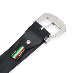 Mens Cowboy Belts With Buckles | Black Full Grain 1.5 Inch -Belt Shop Mens Cowboy Belts With Buckles Black Full Grain 1.5 Inch 8