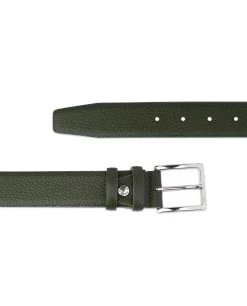 Men’s Forest Green Leather Belt