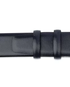 Men’s Navy Belt | Dark Blue Leather -Belt Shop Mens Navy Belt Dark Blue Leather Loops