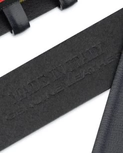 Men’s Navy Belt For Buckles | Genuine Leather -Belt Shop Mens Navy Belt for Buckles Genuine Leather