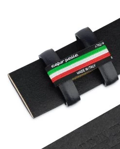 Men’s Navy Belt For Buckles | Genuine Leather -Belt Shop Mens Navy Belt for Buckles Genuine Leather Tag