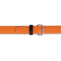 Mens Orange Vegan Belt With Stainless Steel Buckle -Belt Shop Mens Orange Vegan Belt With Stainless Steel Buckle 6