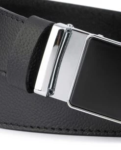 Cool Gifts For Guys | Men’s Ratchet Belt -Belt Shop Mens Ratchet Belt Black Italian Leather 2 1