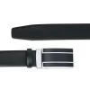 Men’s Ratchet Belt | Black Smooth Leather -Belt Shop Mens Ratchet Belt Black Smooth Leather Capo Pelle Automatic