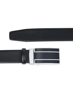 Men’s Ratchet Belt | Black Smooth Leather
