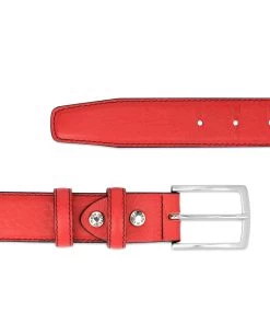 Good Presents For Boyfriends | Red Leather Belt