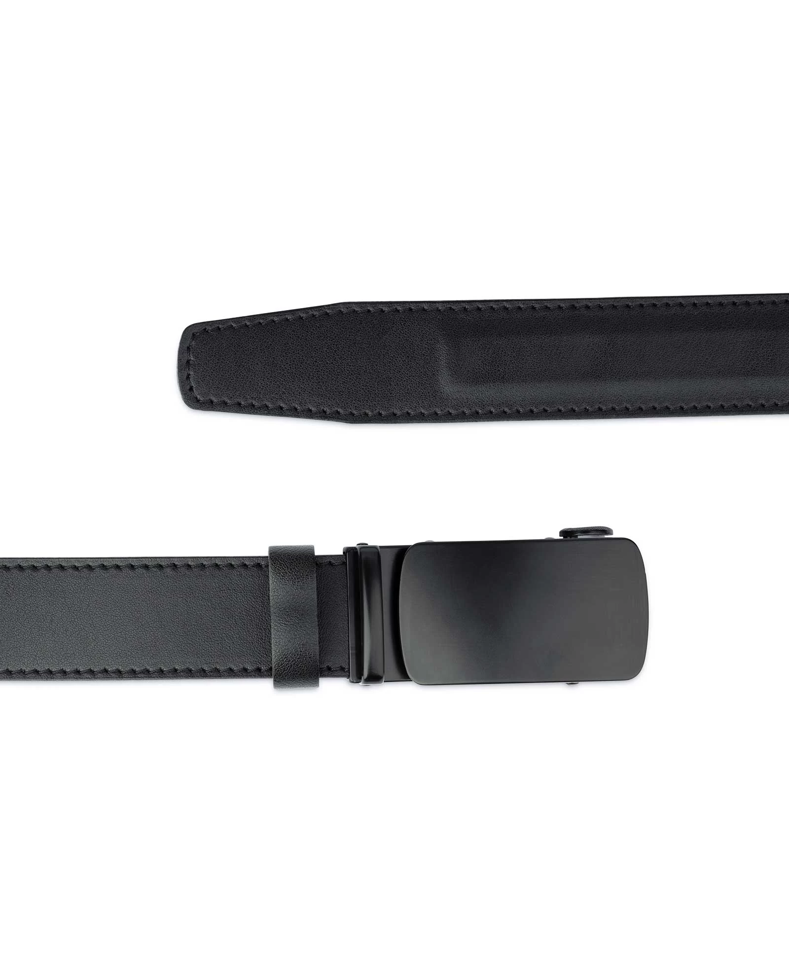 Mens Slide Belt With Black Buckle 5 Mens Slide Belt With Black Buckle - Image 3