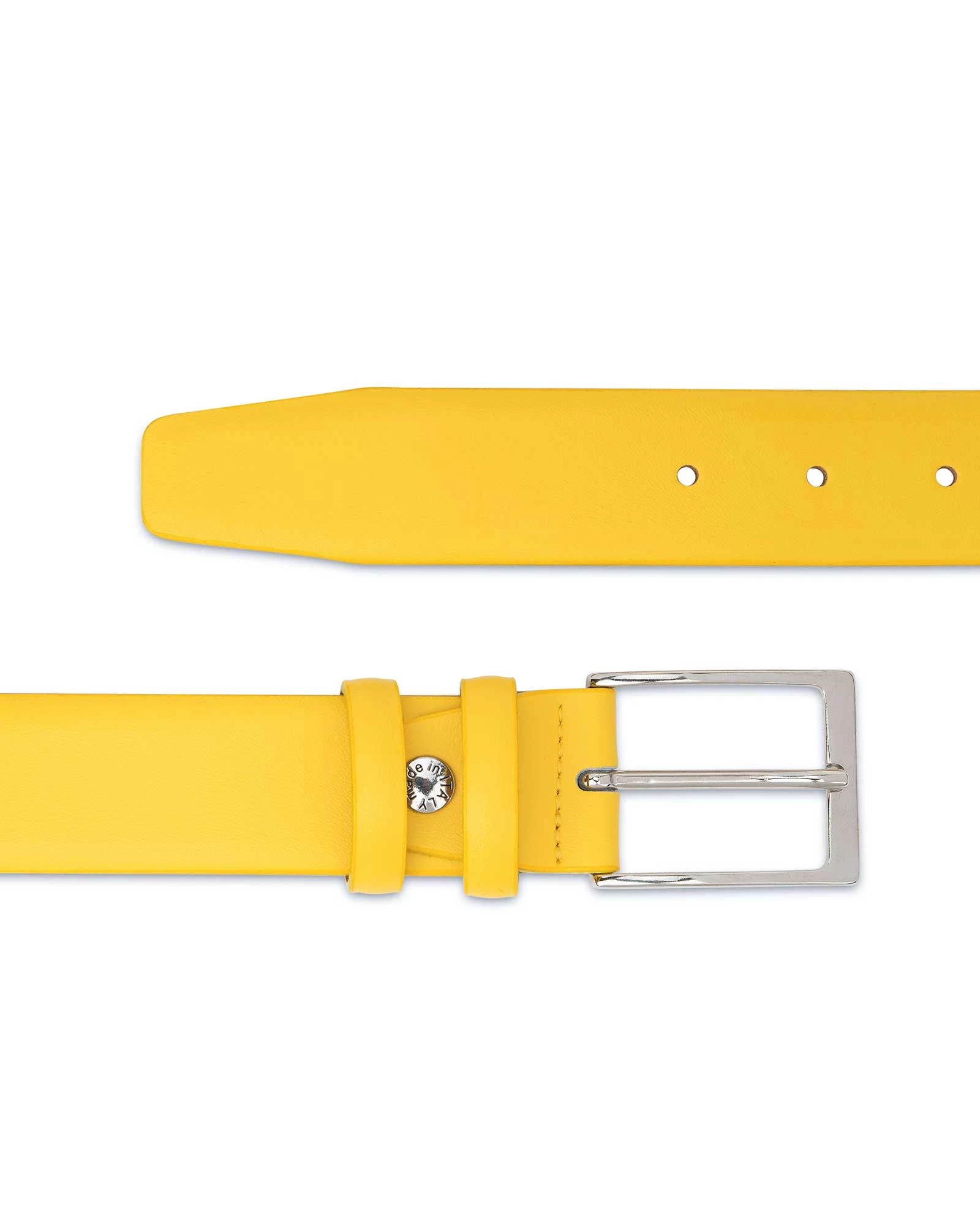 Men’s Yellow Leather Belt | For Jeans 3 Men’s Yellow Leather Belt | For Jeans