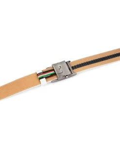 Mens White Comfort Click Belt | Luxury Buckle -Belt Shop Mens white comfort click belt luxury buckle RTWH35ROGR 4