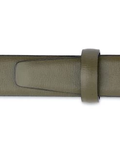 Olive Green Belt | Men’s Thin 1 Inch -Belt Shop Olive Green Belt Mens Thin 1 inch Loops