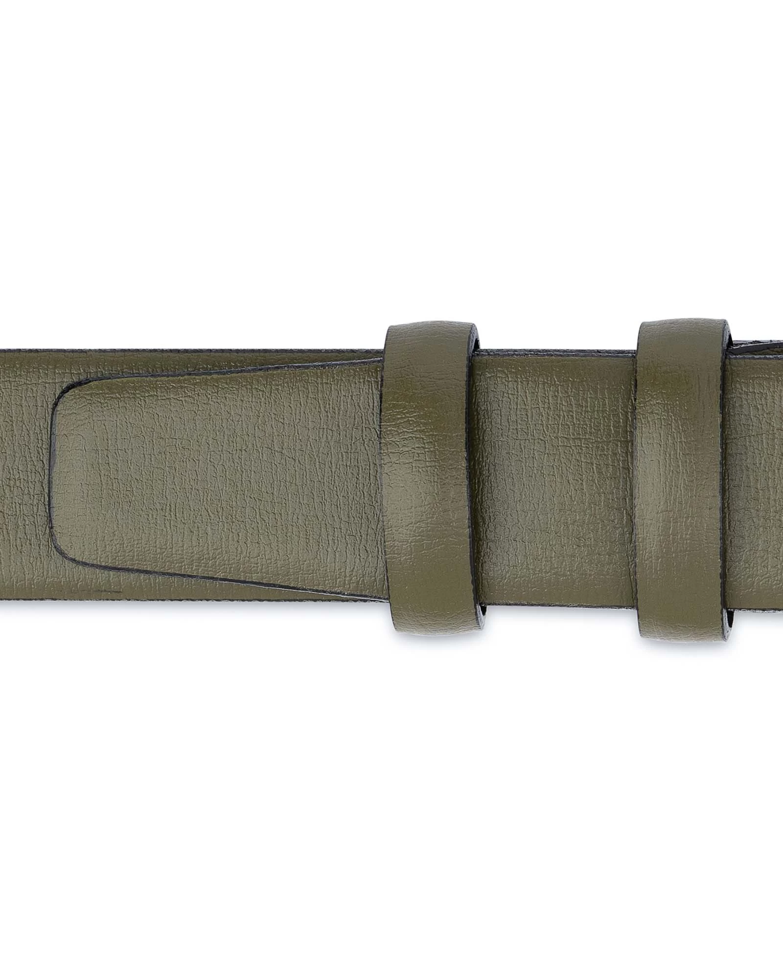 Leather Gifts For Him | Olive Green Belt 6 Leather Gifts For Him | Olive Green Belt - Image 4