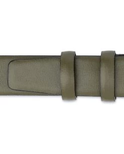 Olive Green Leather Belt | Men’s 1 1/8 Inch -Belt Shop Olive Green Leather Belt Mens 1 1 8 inch Loop