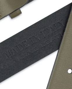 Leather Gifts For Him | Olive Green Belt 20 Leather Gifts For Him | Olive Green Belt -Belt Shop Olive Green Leather Belt Mens 1 1 8 inch Woven tag 1