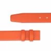 Orange Belt Without Buckle | Soft Leather Strap 1 3/8″ -Belt Shop Orange Belt Without Buckle Soft Leather Strap 1 3 8 inch Pebbled 2
