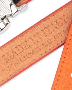 Orange Women’s Belt | Suede Leather 15 Orange Women’s Belt | Suede Leather -Belt Shop Orange Womens Belt Suede Leather Genuine
