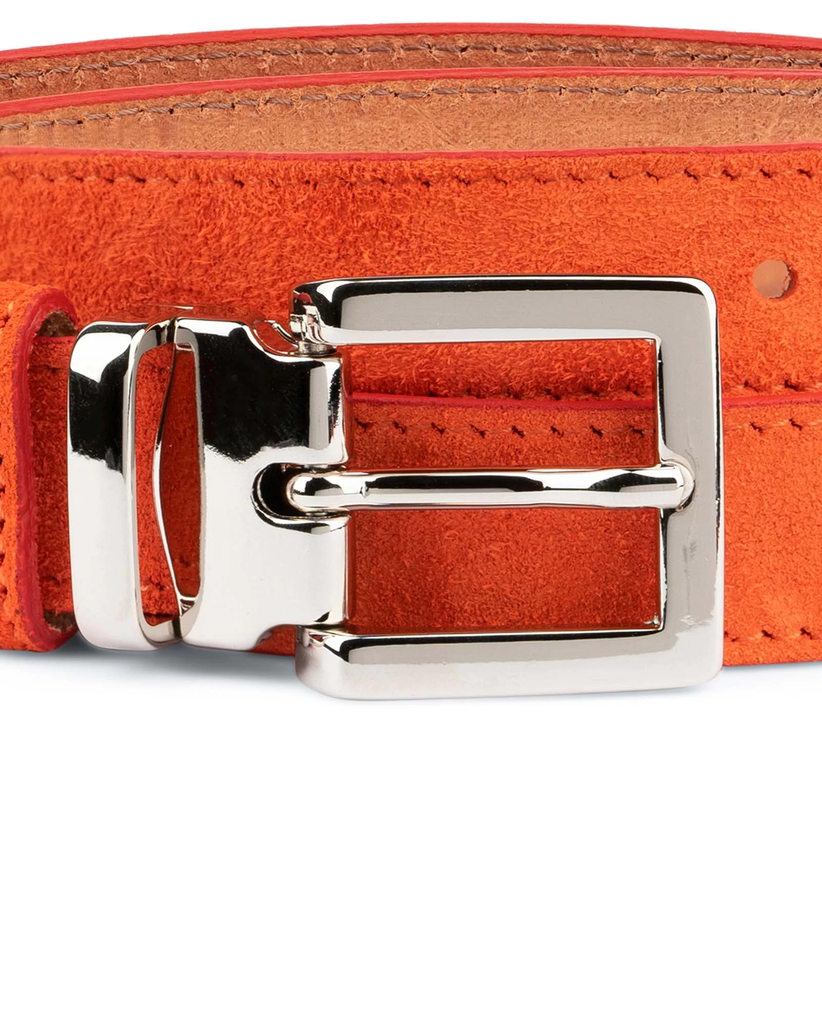 Orange Women’s Belt | Suede Leather 11 Orange Women’s Belt | Suede Leather - Image 9