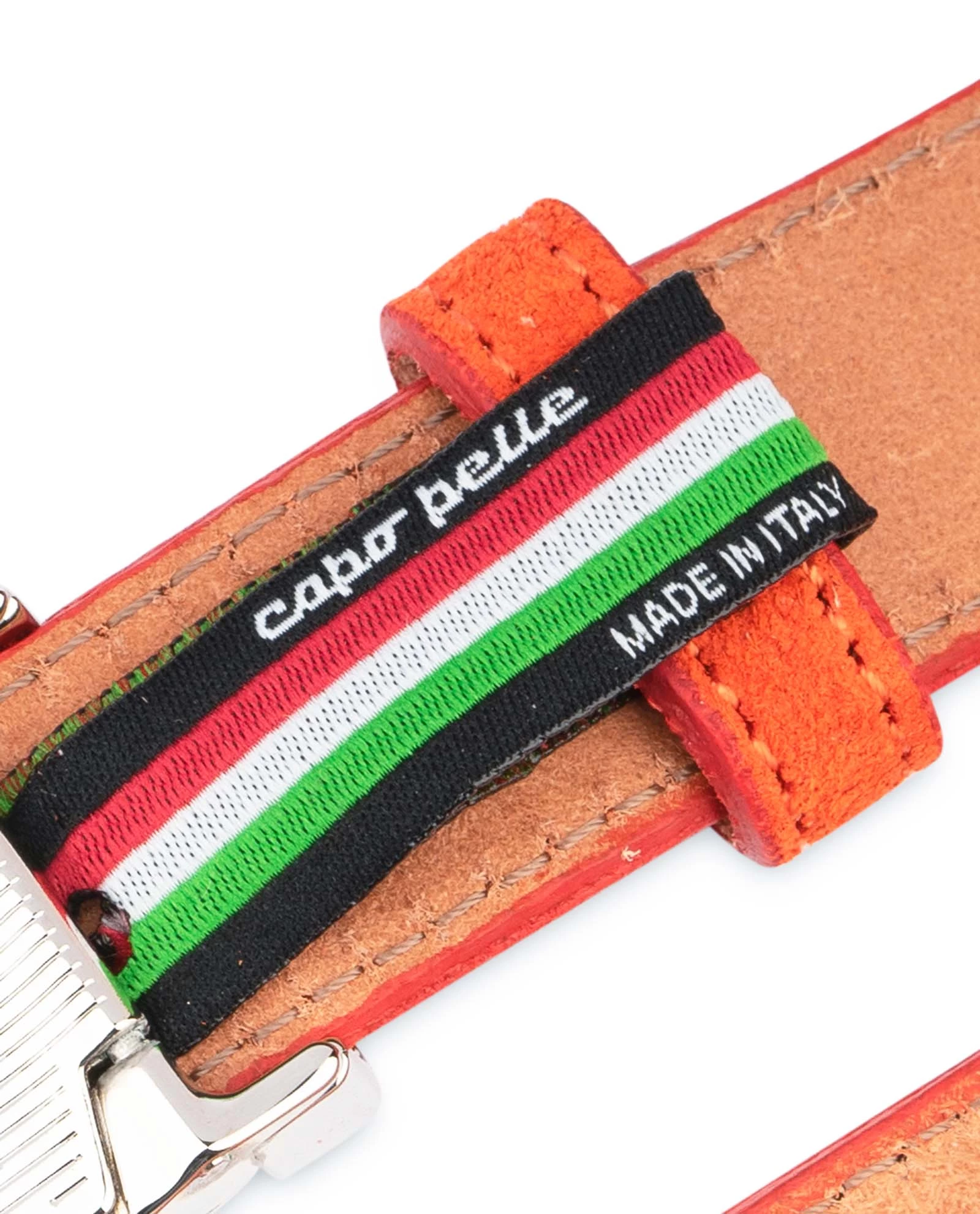 Orange Women’s Belt | Suede Leather 8 Orange Women’s Belt | Suede Leather - Image 6