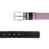 Lilac Reversible Leather Belt 1 Lilac Reversible Leather Belt -Belt Shop Purple Belt Reversible leather Both ends