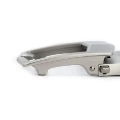 Ratchet Tan Vegan Belt Mens With Gray Buckle -Belt Shop RABC35GRAY 3 2