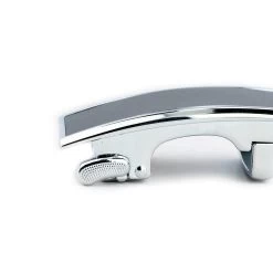 Mens Ratcheting Buckle Belt Black Leather -Belt Shop RABL35SIBP 3 1